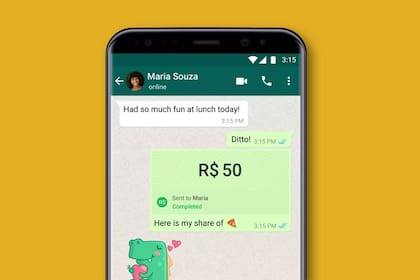 Los usuarios brasileños podrán enviar y recibir dinero sin comisión desde WhatsApp, una función que la compañía había anunciado hace un año