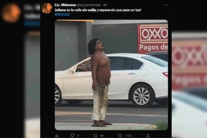 Los usuarios bromearaon con la salida de Juliana (Foto captura Twitter)