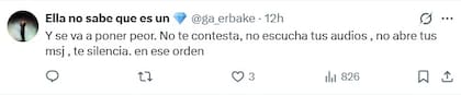 Los usuarios cargaron contra Jimena Barón