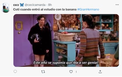 Los usuarios compartieron memes tras la salida de Coti.