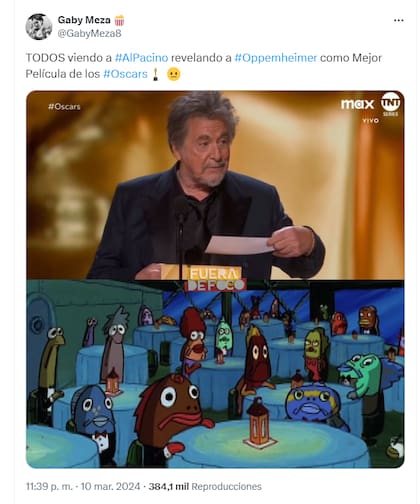 Los usuarios convirtieron el momento en meme