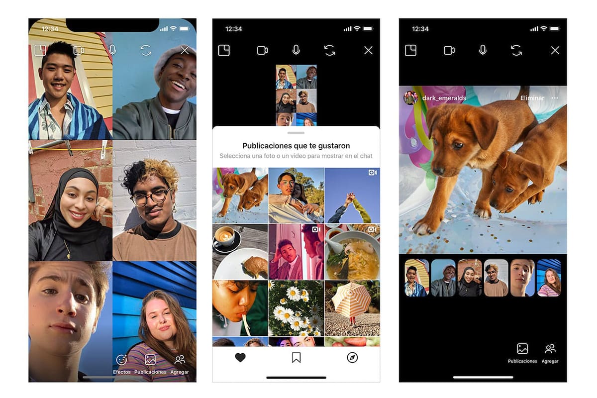 Los usuarios de la aplicación podrán compartir los contenidos de la plataforma mientras realizan una videollamada grupal