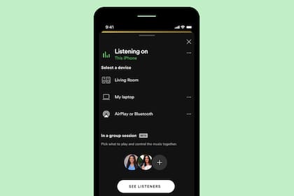 Los usuarios de Spotify podrán reproducir de forma simultánea una lista de canciones o un podcast en un grupo de usuarios, cada uno desde sus propios dispositivos