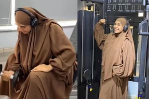 Los usuarios de Tik Tok reaccionaron por la destreza con la que hizo ejercicio (Foto: TikTok (@elghamrygym)