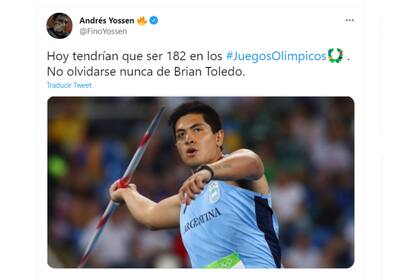 Los usuarios de Twitter recordaron a Brian Toledo en las redes sociales