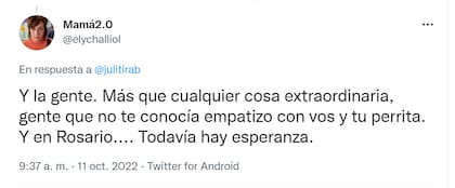 Los usuarios de Twitter se mostraron emocionados por la historia.