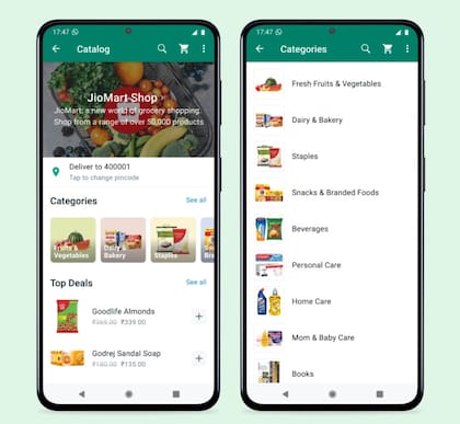 Los usuarios de WhatsApp podrán comprar cualquier producto de supermercado a través de la aplicación.
