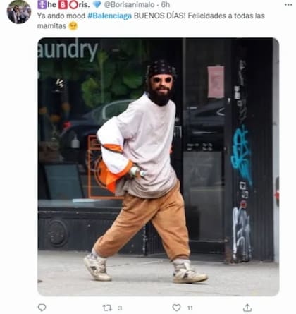Los usuarios dejaron salir su creatividad con los memes de los tenis de Balenciaga