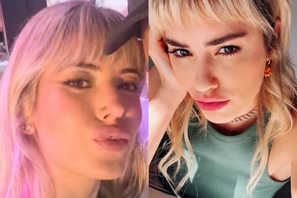 Los usuarios destacaron la similitud de looks entre Jésica Cirio (izq.) y Lali Espósito (der.)