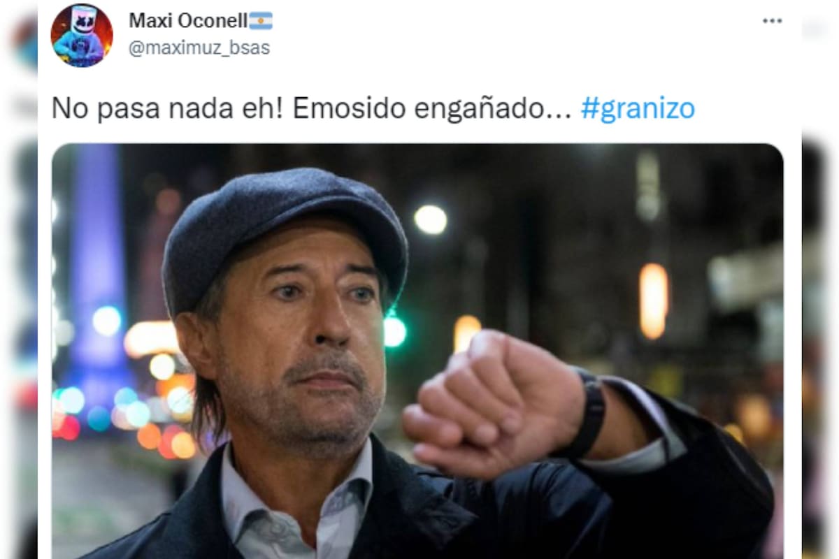 Los usuarios expresaron su humor por un pronóstico fallido (Captura Twitter)