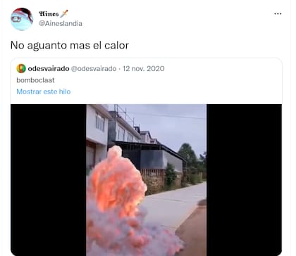 Los usuarios llenaron de memes las redes por la ola de calor.