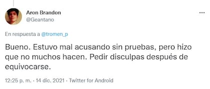 Los usuarios reaccionaron al insólito pedido de disculpas en un pasacalles que se volvió viral