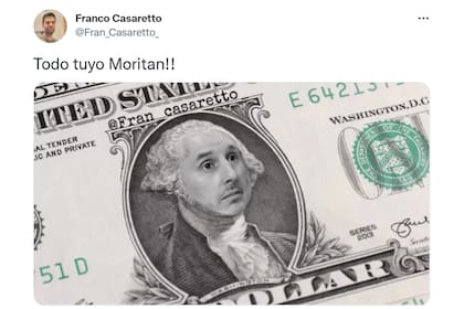 Los usuarios recordaron la predicción de García Moritán sobre el valor del dólar