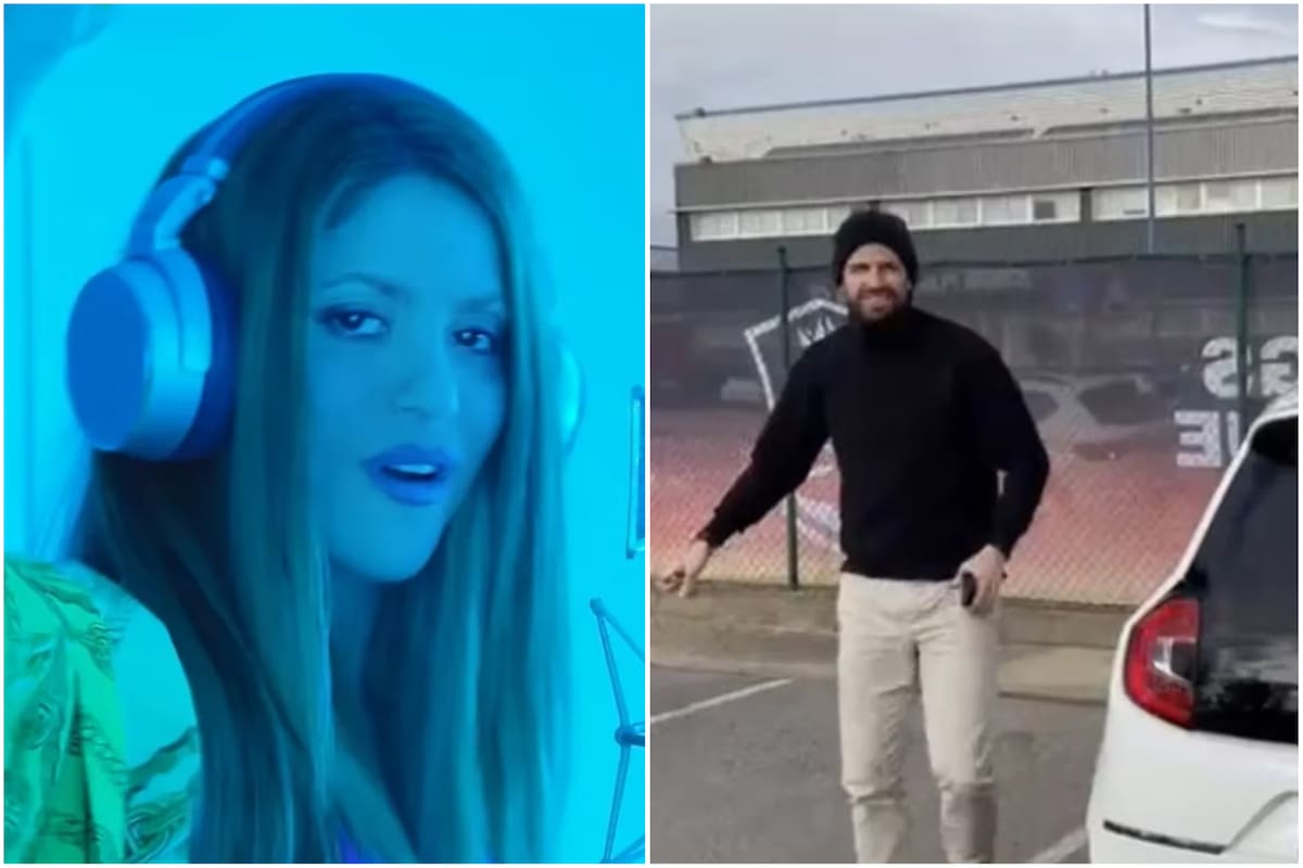 Los usuarios repararon en la patente del Twingo que condujo Piqué en referencia a la canción de Shakira (Foto: Captura de video)