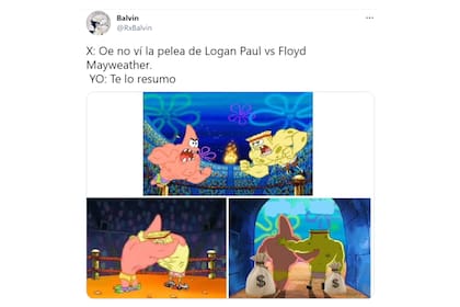 Los usuarios se burlaron del desarrollo de la pelea