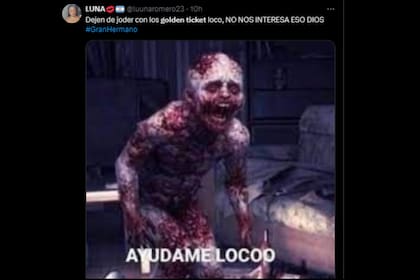 Los usuarios se mostraron en contra de una nueva incorporación en GH (Captura X)