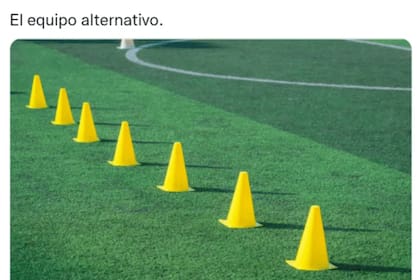 Los usuarios se quejaron del planteo táctico de Gallardo, con varios jugadores suplentes