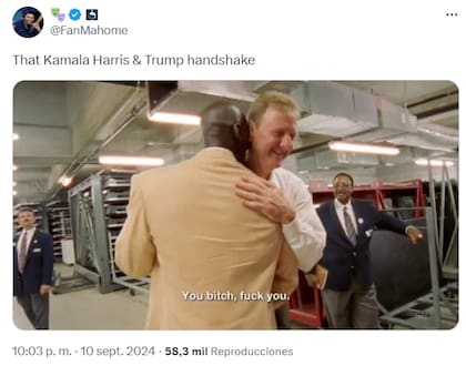 Los usuarios se rieron del saludo inicial del debate