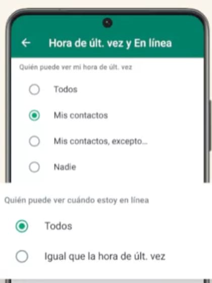 Los usuarios van a tener la posibilidad de ocultar cuando estén en línea