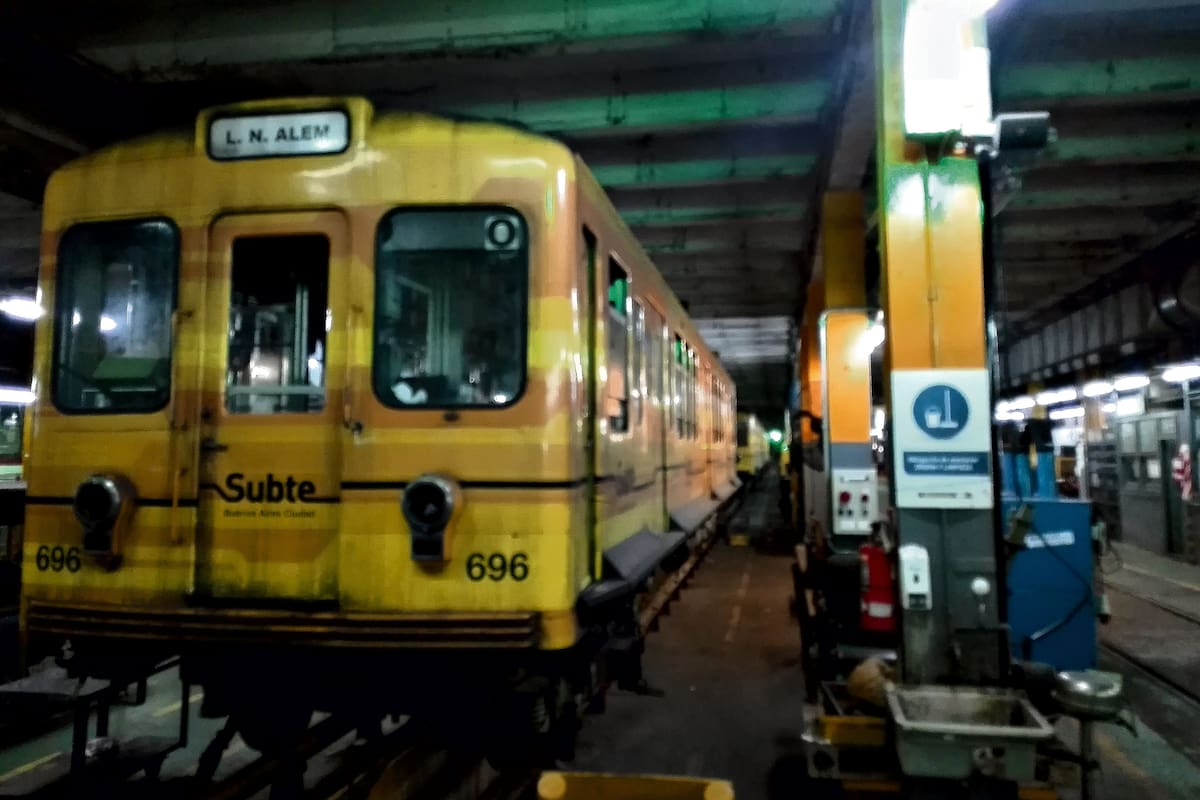 Los vagones con asbesto tuvieron que ser sacados de circulación