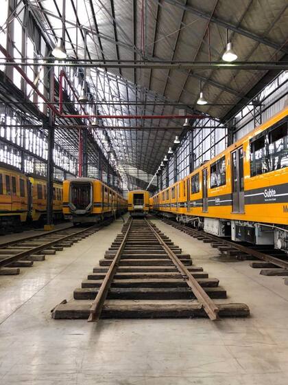 Los vagones Siemens que se subastaron