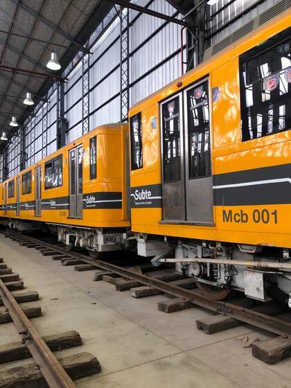 Los vagones Siemens que se subastaron
