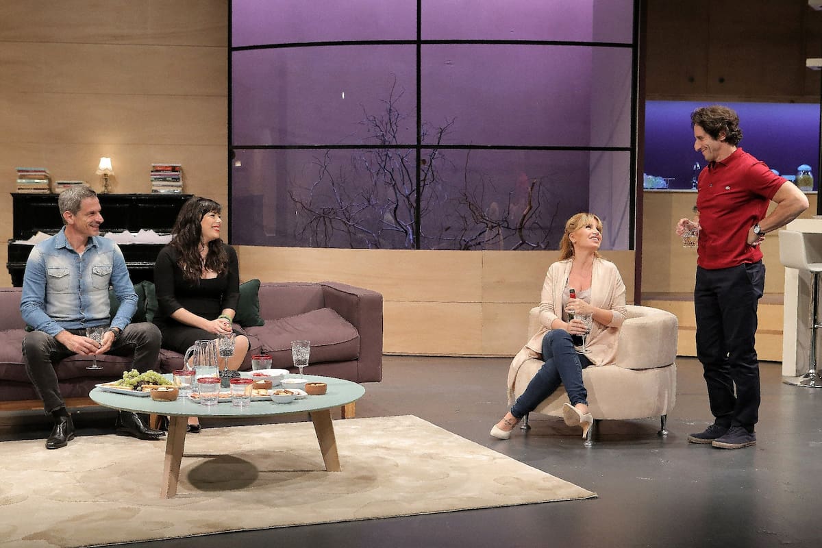 Los vecinos de arriba con Florencia Peña, Diego Peretti, Rafael Ferro y