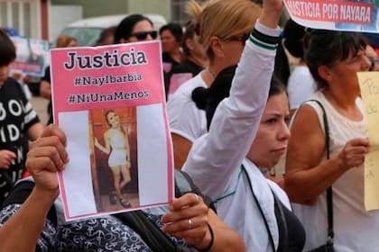 Los vecinos de Monte Maíz acompañaron el pedido de justicia de la mamá de Nayara.