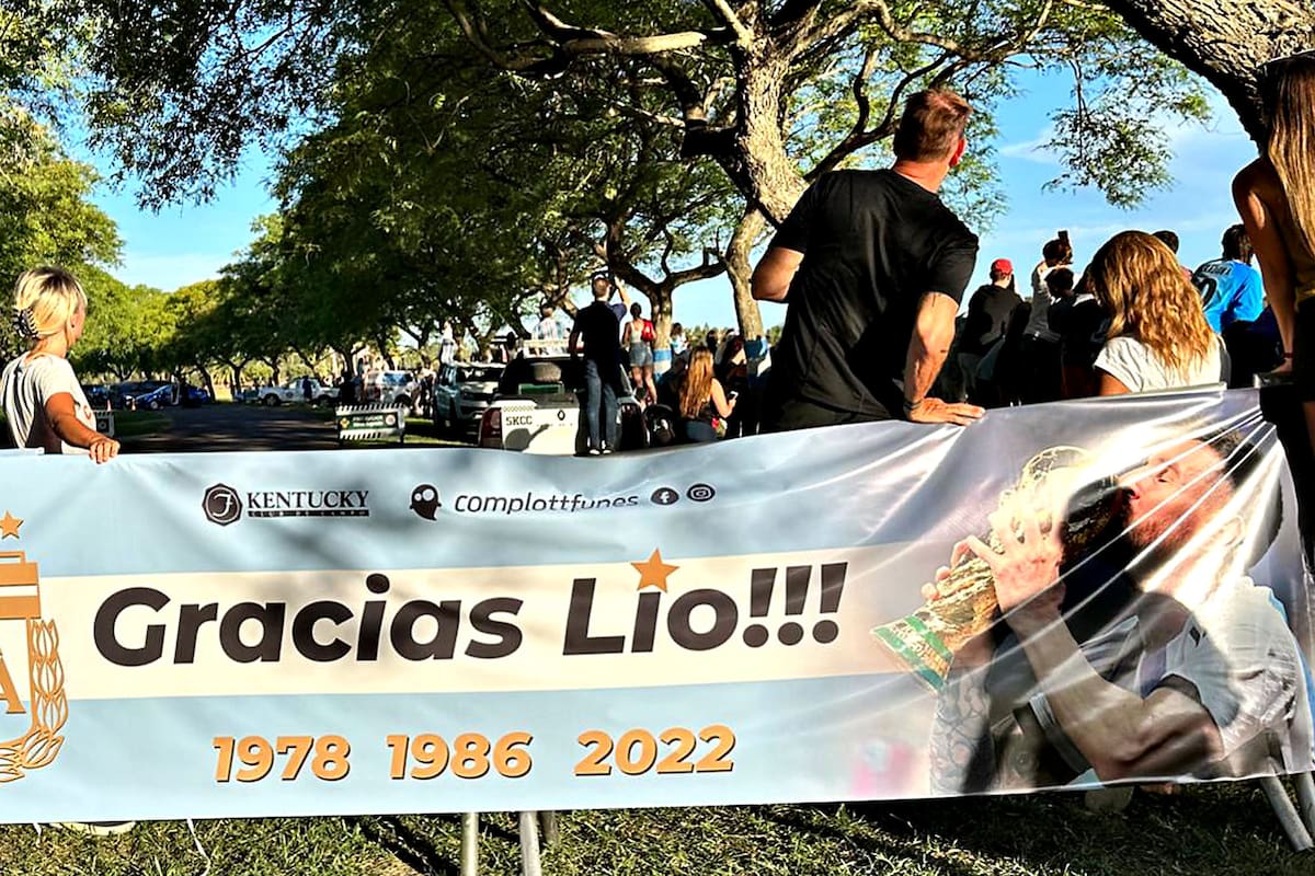 Los vecinos esperan a Lionel Messi