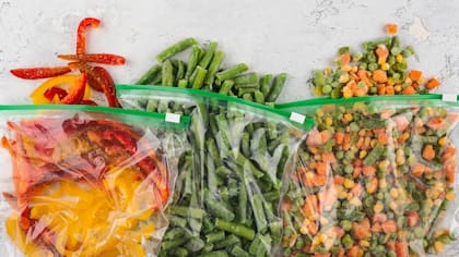 Los vegetales son los alimentos ideales para congelar y que mantengan sus propiedades.