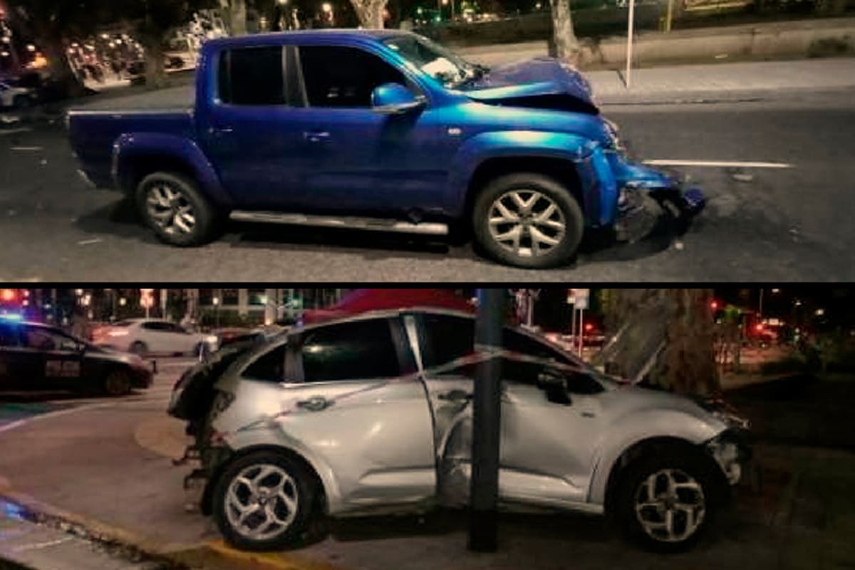 Los vehículos involucrados en el trágico choque