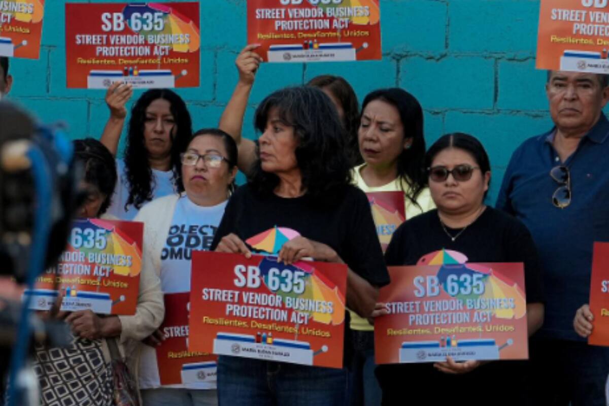 Los vendedores ambulantes de California notan mejores condiciones gracias a la ley que aprobó Gavin Newsom