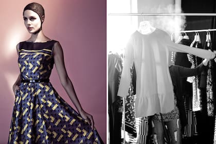 Los vestidos tienen falda con volumen