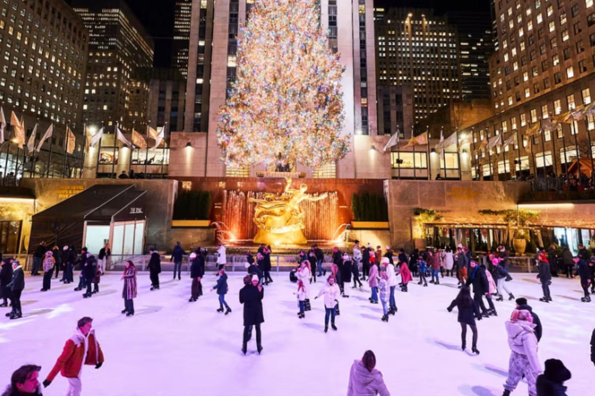 Los visitantes pueden acceder a la pista por la calle 49, entre la Quinta y la Sexta Avenida (Pistadehielo/RockefellerCenter)