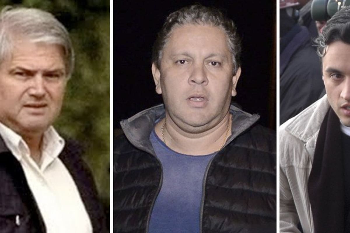 Los ya fallecidos Daniel Muñoz y Fabián Gutiérrez, e Isidro Bounine