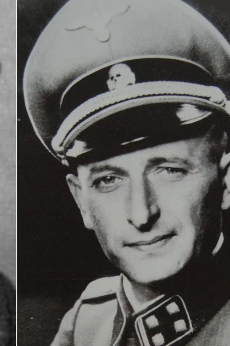 Lothar Hermann y Adolf Eichmann