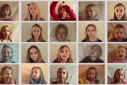 Lotte Hofmeester a lo largo de los años; cumplió 20 y tiene un retrato de cada día que estuvo viva