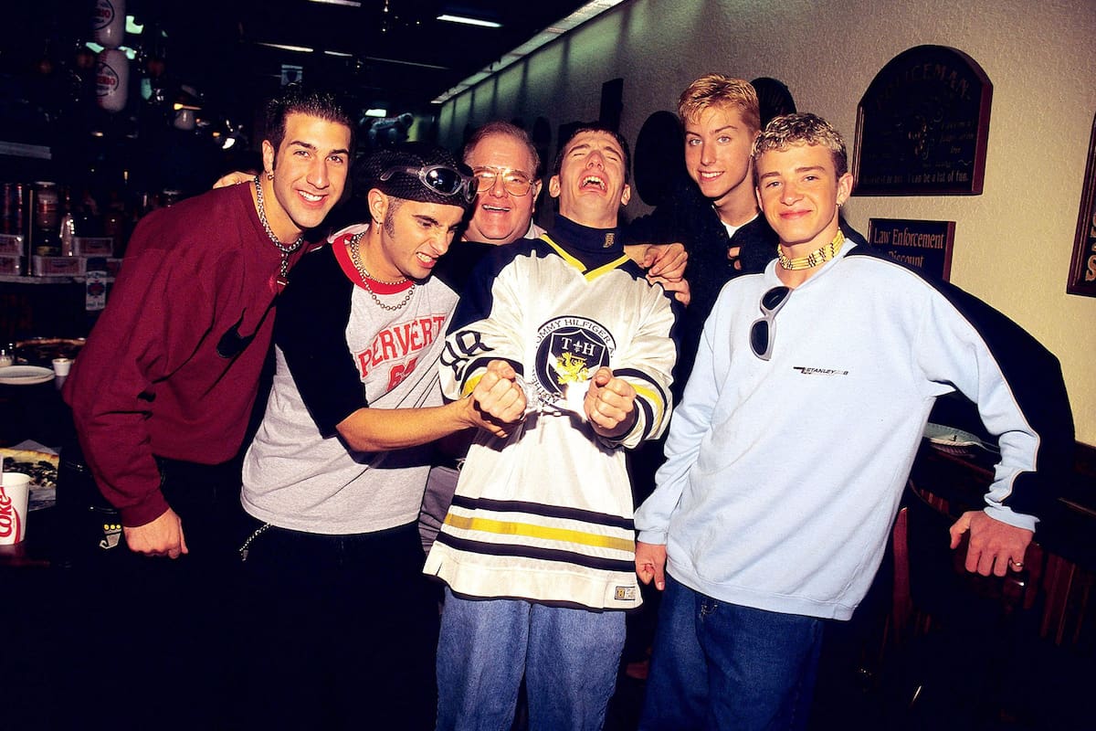 Lou Pearlman y los miembros de NSync