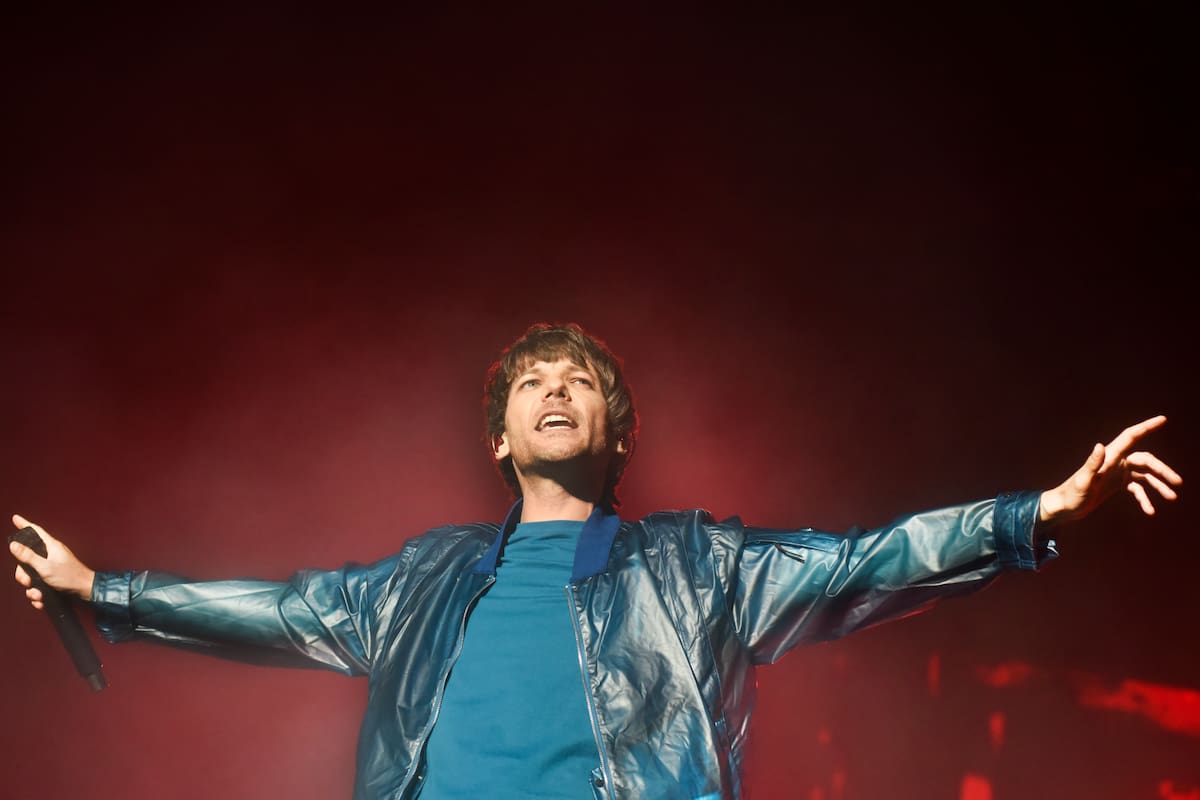 Louis Tomlinson se presentó en un Vélez colmado