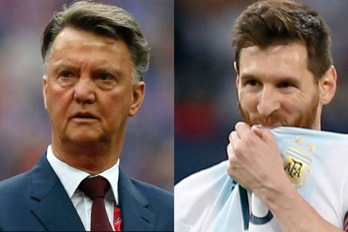 Louis Van Gaal, duro con Messi