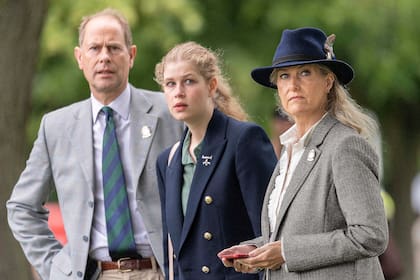 Los Wessex con su hija Lady Louise