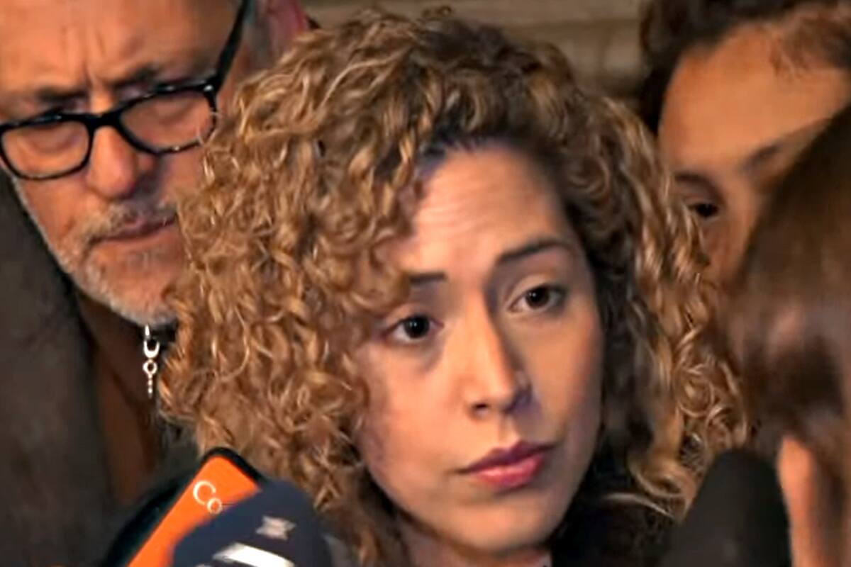 Lourdes Arrieta durante la conferencia