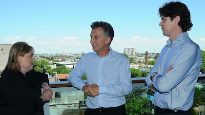 Susana Malcorra, Mauricio Macri y Martín Lousteau