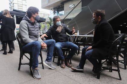 Lousteau, Manes y Tetaz, en Vicente López