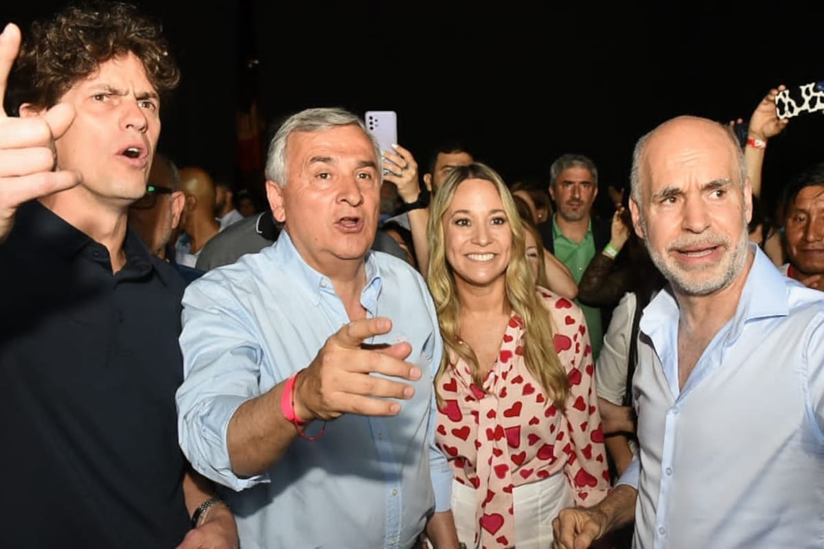Lousteau, Morales y Larreta