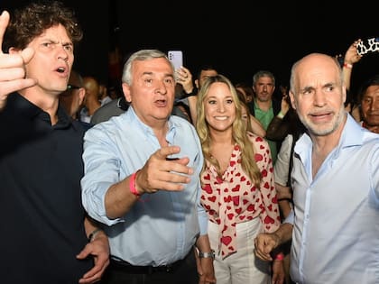 Lousteau, Morales y Larreta