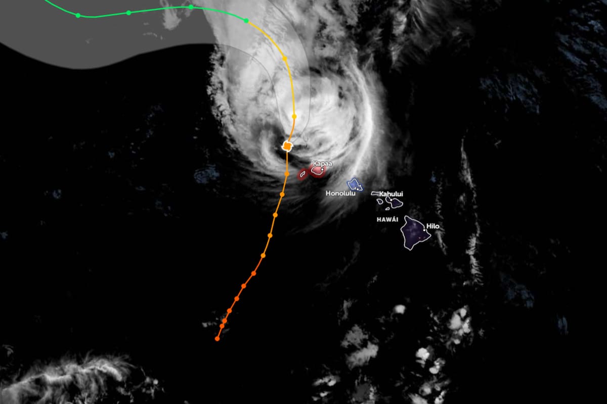 Lowell avanzaba cerca de la isla de Niihau la noche del lunes 7 de septiembre