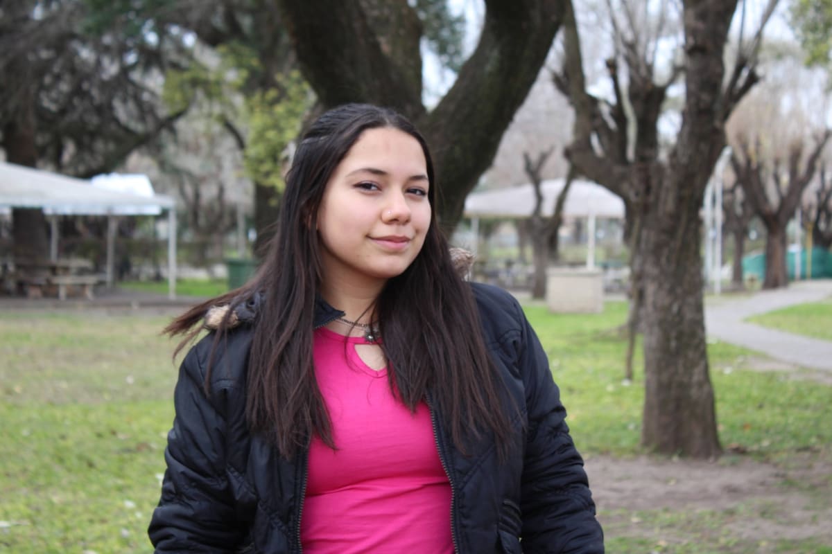 Luana Agüero empezó a hablar de salud mental en las escuelas cuando tenía apenas 14 años