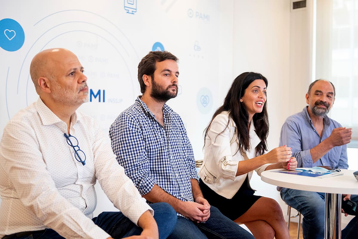 Luana Volnovich durante la puesta en marcha del programa La Libertad de Elegir