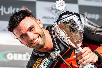 Luca Salvadori era muy querido en el mundo del Motociclismo por su carisma (AFP)